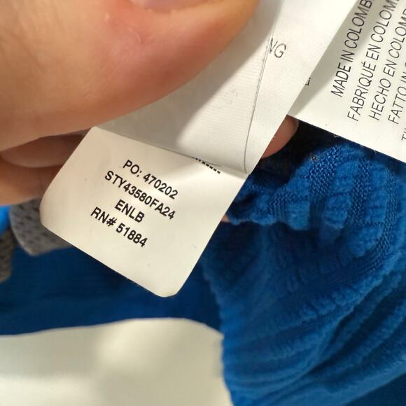 Patagonia Men's Capilene Thermal Hoody Grid Fleece Pullover Blue XL Recent Style - Picture 5 of 9